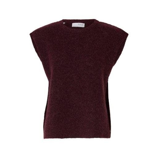 Damen Strickweste mit Alpaka & Wolle – Regular Fit, zeitlos & bequem - SELECTED