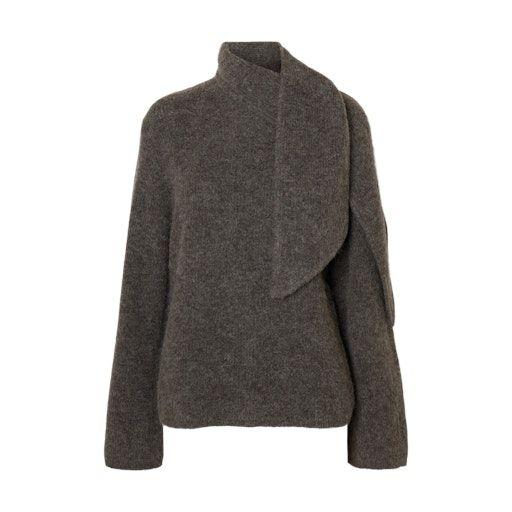 SELECTED Femme – Strickpullover aus Woll- und Alpaka-Mix