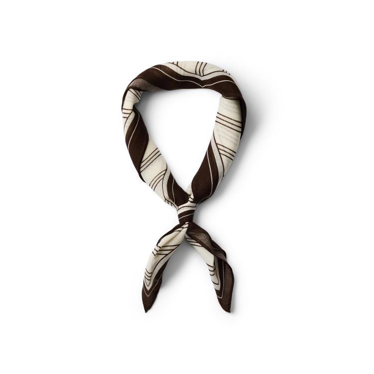 Selected Women Wollschal – Egret Stripes