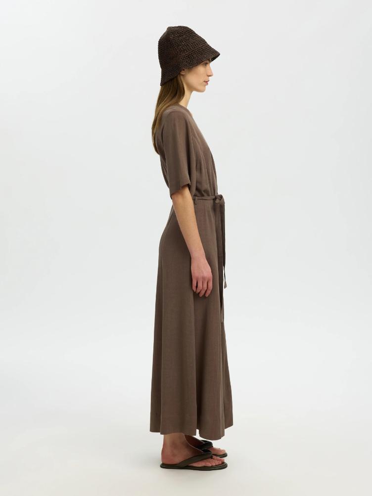 Selected Femme Kleid Viva – Chocolate Chip - 2