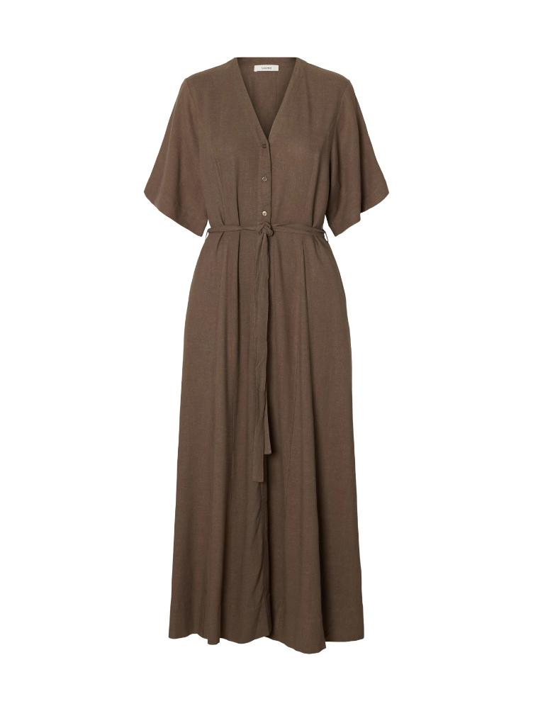 Selected Femme Kleid Viva – Chocolate Chip - 5