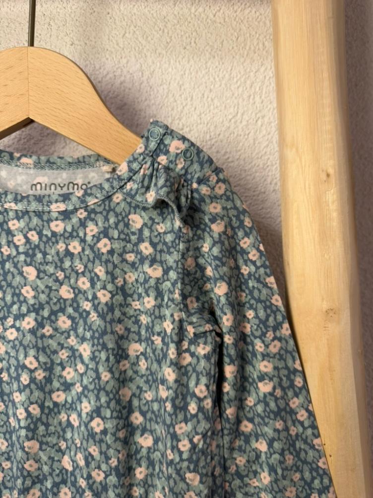 Pre-Loved Kleid von Minymo mit Blumenprint I Grösse 74 - 0