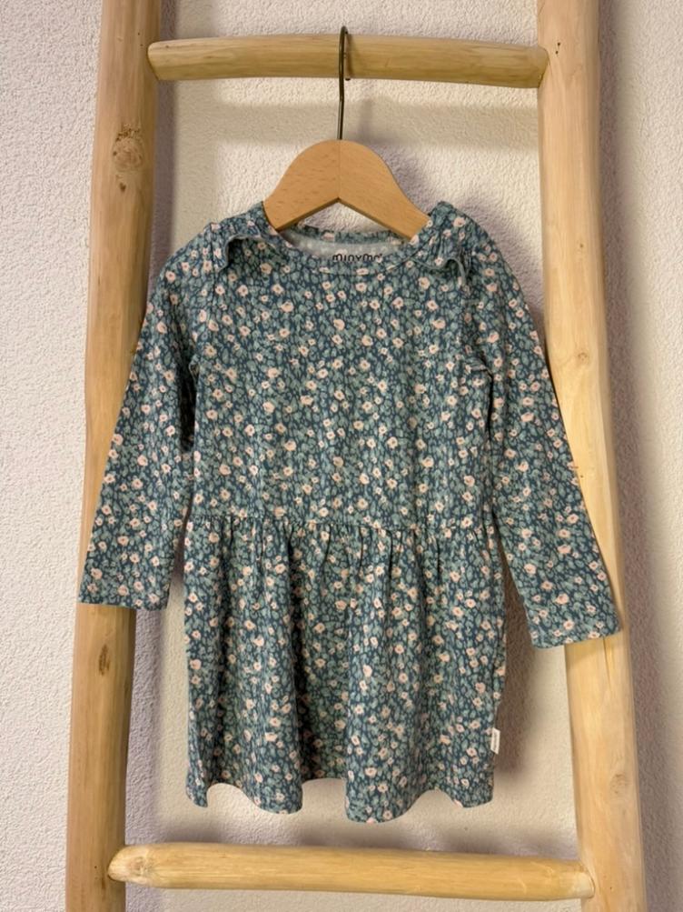 Pre-Loved Kleid von Minymo mit Blumenprint I Grösse 74 - 2