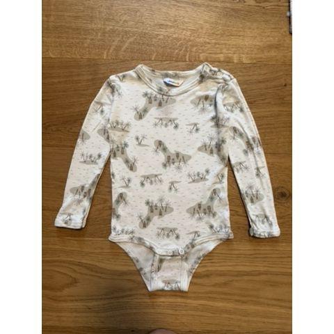 Pre-Loved Body von Joha | Weiss mit Print | Grösse: 86