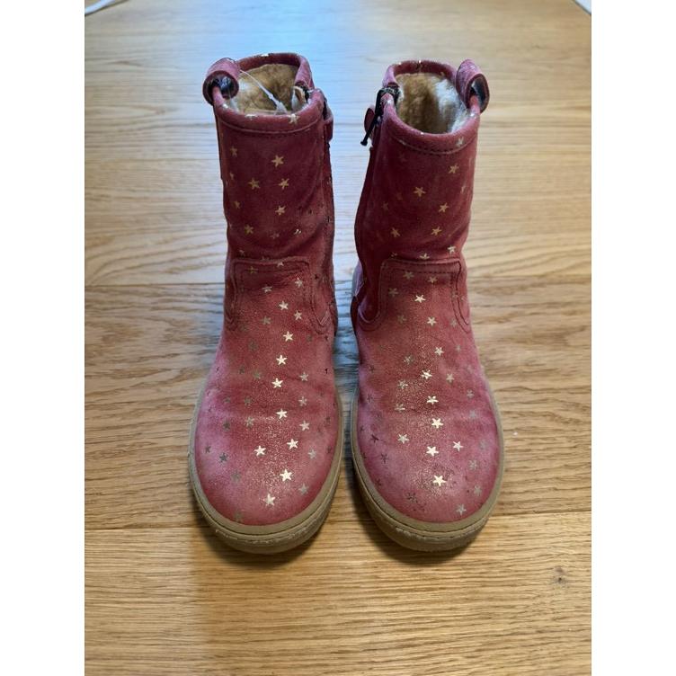 Pre-Loved Winterstiefel von Ocra | Pink mit Sternen | Grösse: 30