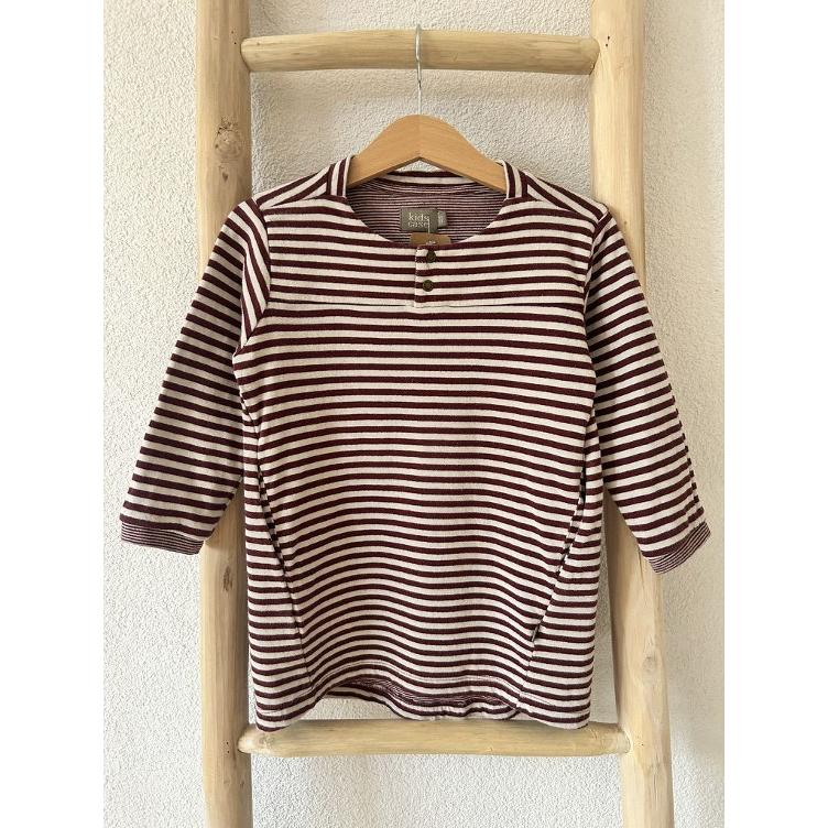 Pre-Loved Kleid von Kidscase | Rot-Weiss gestreift | Grösse: 92