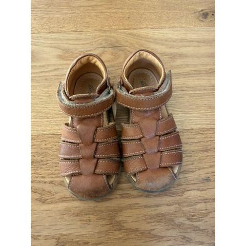 Pre-Loved Ledersandalen von OCRA I Braun I Grösse 24