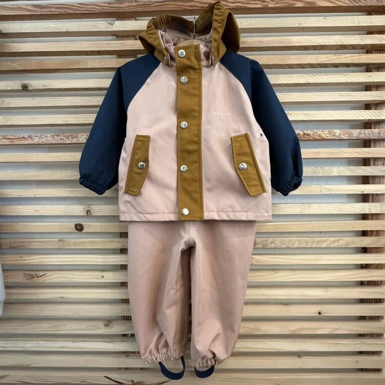 Pre Loved Softshell Regen-Set von LIEWOOD I Tuscany Rose I Gr. 86