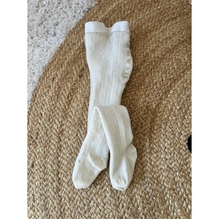 Pre-Loved Strumpfhose von MP Denmark | Offwhite | Grösse: 80