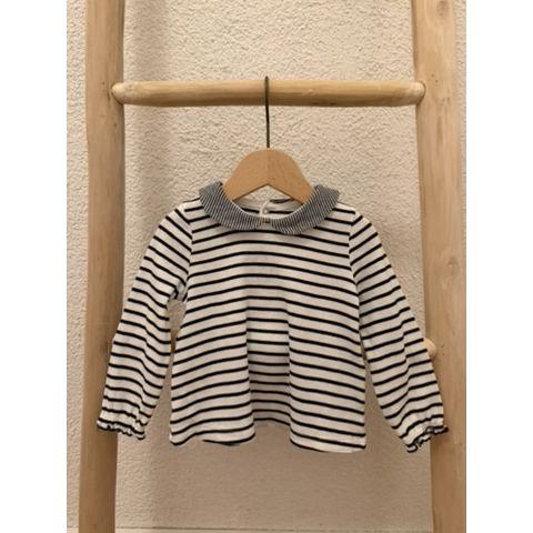Pre-Loved T-Shirt von Petit Bateau | Gestreift | Grösse: 80