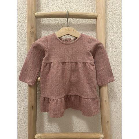 Pre-Loved Kleid von Sfera | Rosa Melange | Grösse: 6–12 M