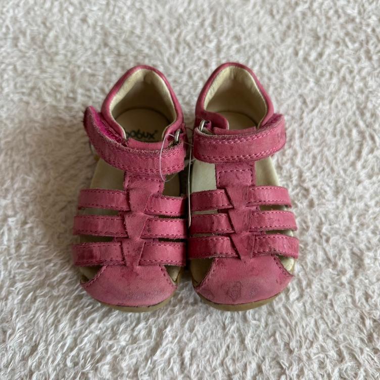 Pre Loved Leder-Sandalen von Bobux I Pink I Gr. 19
