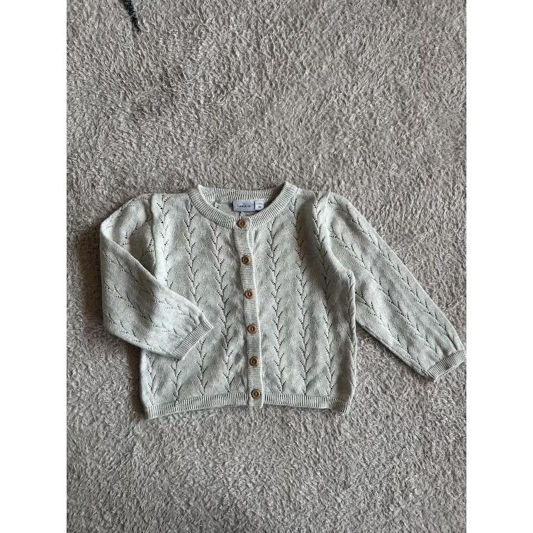 Pre Loved Strickcardigan von NAME IT I Grau meliert I Gr. 86