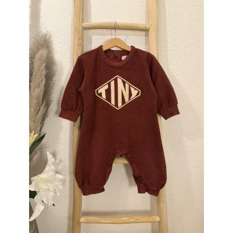 Pre-Loved Overall von Tiny Cottons in Bordeaux-Rot I Grösse 86/92