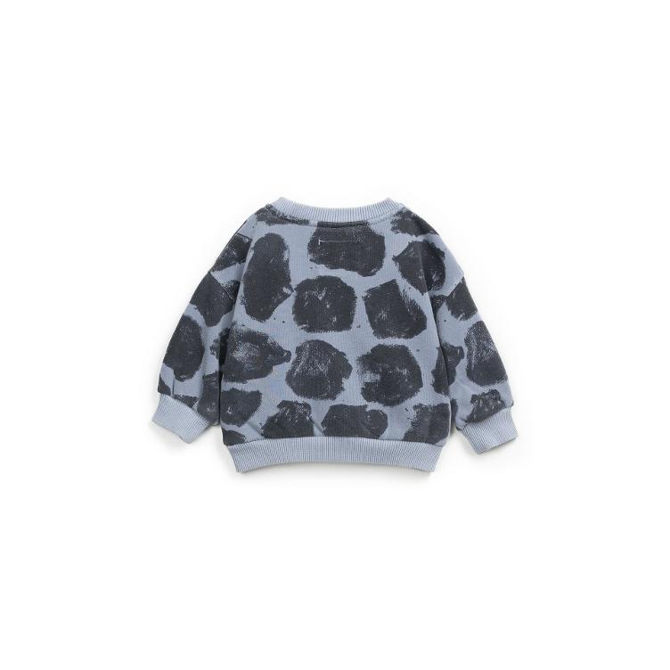 Printed Fleece Sweater - PLAY UP - 0