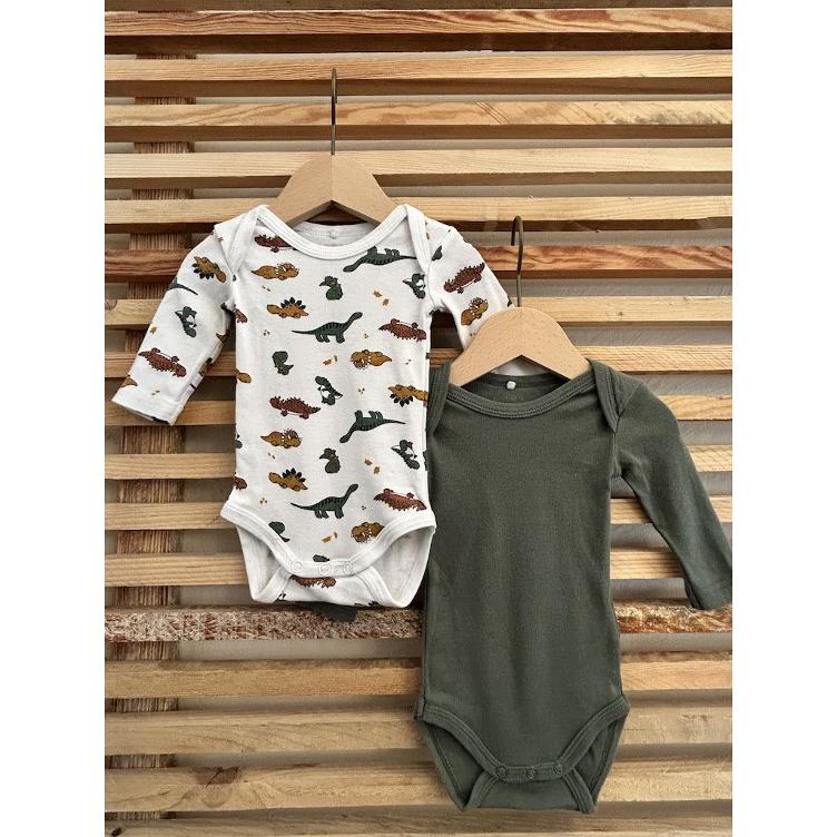 Pre-Loved 2er-Pack Bodies von Name it | Grösse: 56 (1–2 Monate)