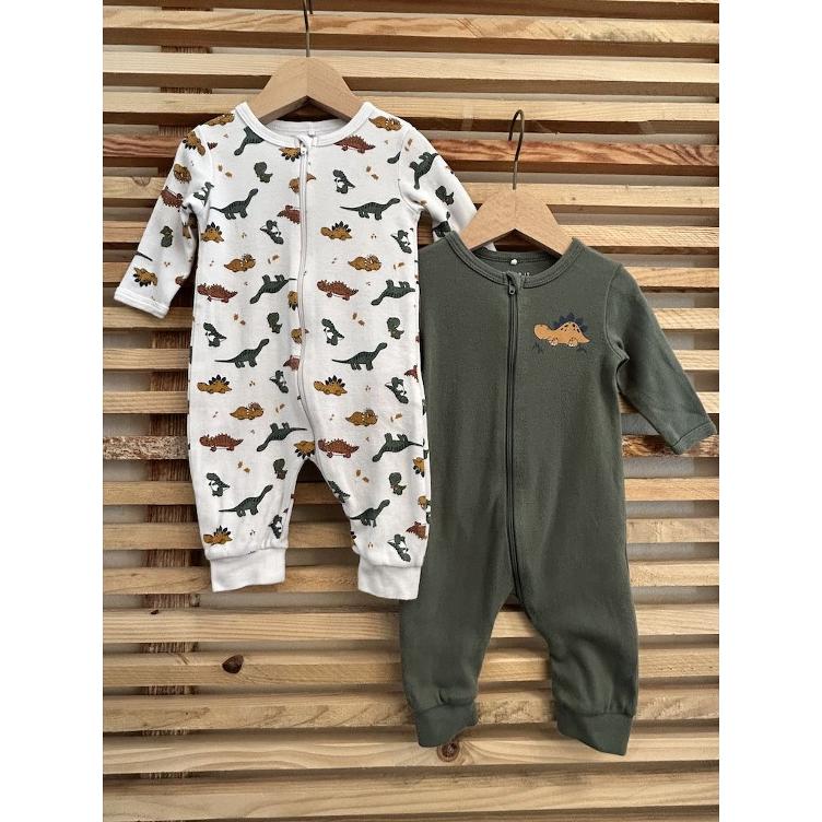 Pre-Loved 2er-Pack Pyjama-Einteiler mit Reißverschluss | Grösse: 62