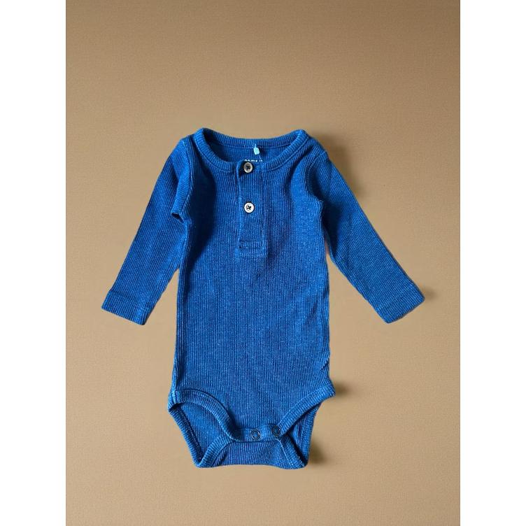 Pre-Loved Body von Name It | Blue Melange | Grösse: 56