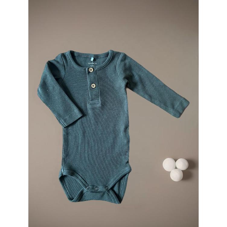 Pre-Loved Body von Name It | Olivegrün | Grösse: 62