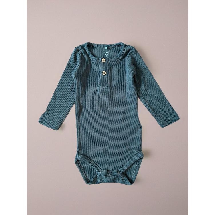 Pre-Loved Body von Name It | Olivegrün | Grösse: 68