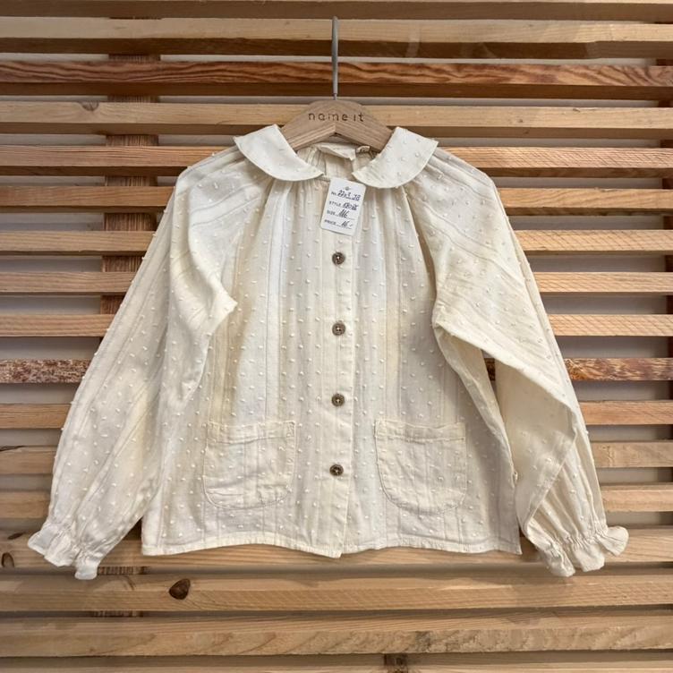 Pre Loved Bluse von Lil` Atelier I Cream I Gr. 116