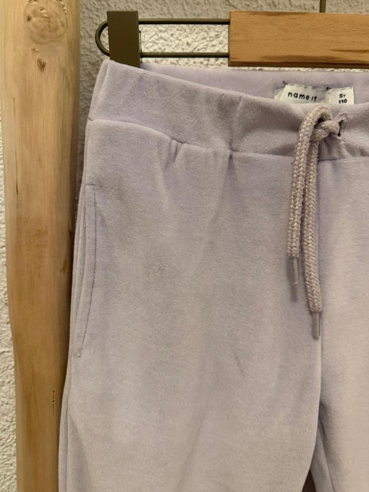Pre-Loved Jogginghose von Name It | Violet Ice | Grösse: 110 - 0