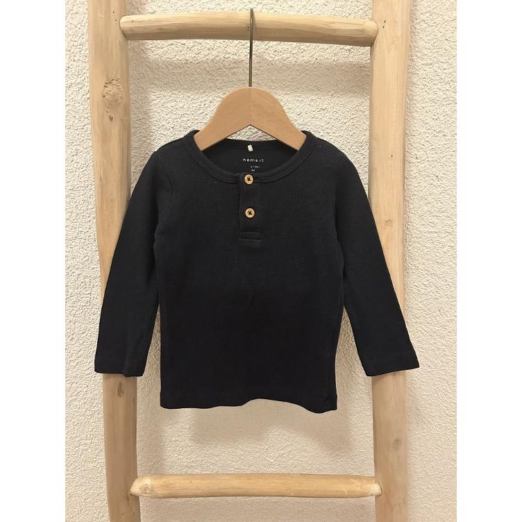 Pre-Loved Longsleeve von Name it | Farbe: Blue Melange | Grösse: 86