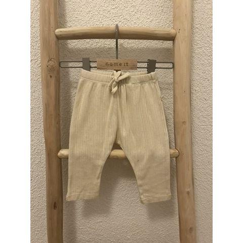 Pre-Loved Loose Fit Hose von Lil’Atelier | Turtledove (Offwhite) | Grösse: 68