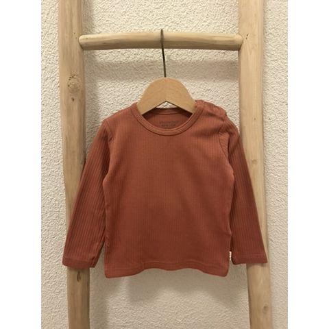 Pre-Loved Langarm-T-Shirt von Mynimo | Rose | Grösse: 74