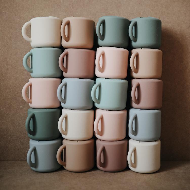 Mushie Snack Cup - Blush - 1