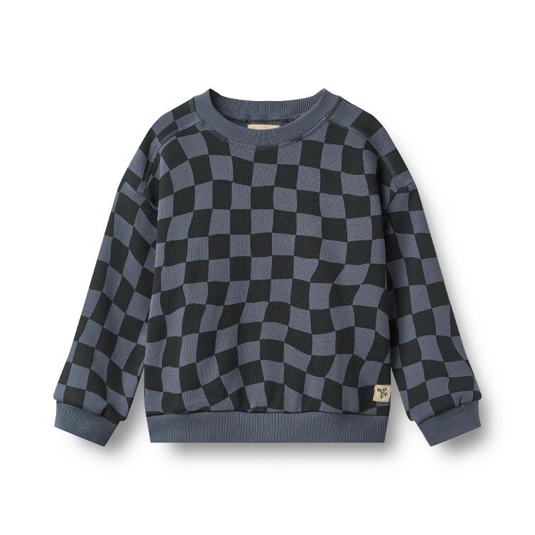 Wheat Sweatshirt Sandro – Navy Blue Check