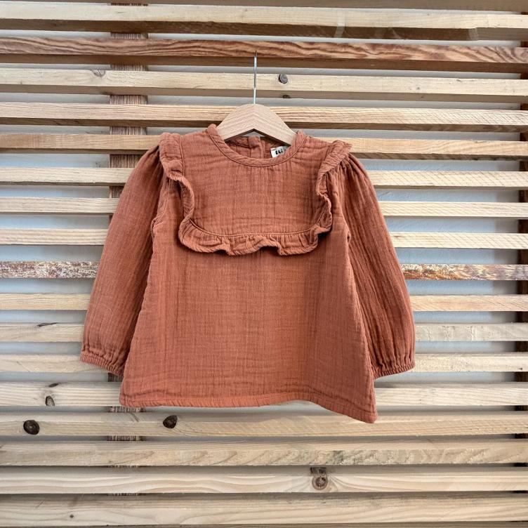 Pre Loved Bluse von Eli&Nev I Rost I Gr. 18–24M/92