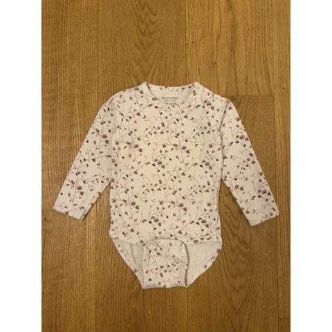 Pre-Loved Body von Minymo | Rosé mit Print | Grösse: 80