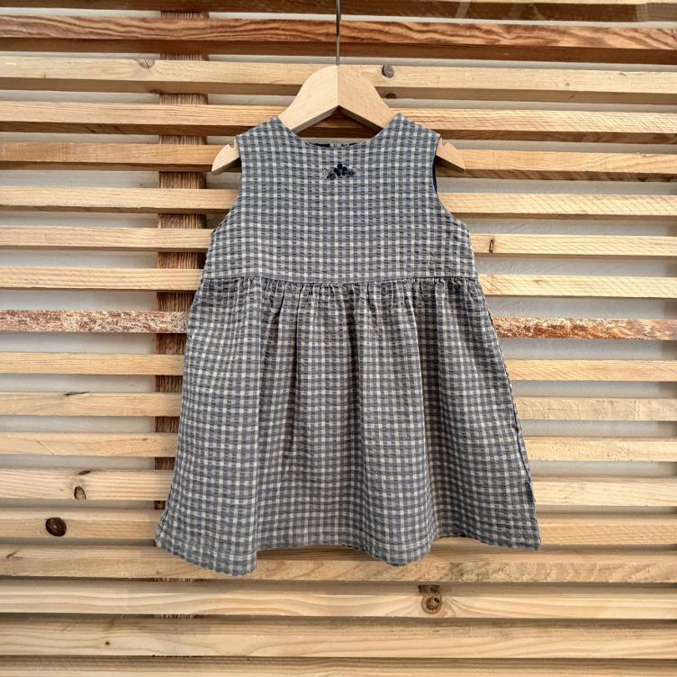 Pre Loved Kleid von WHEAT I Kariert I Gr. 86