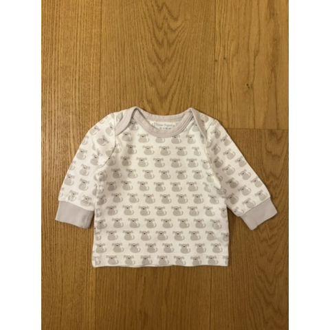 Pre-Loved Langarm T-Shirt von Sense Organics | Beige| Grösse: 0–3M