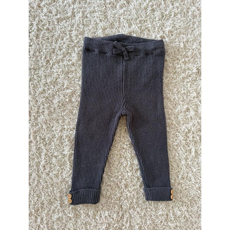 Pre Loved Ripp-Leggings von Vertbaudet I Anthrazit I Gr. 67