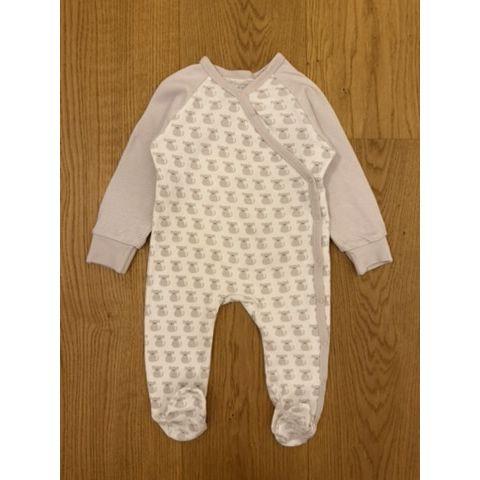 Pre-Loved Strampler von Sense Organics | Weiss-Beige | Grösse: 62/68