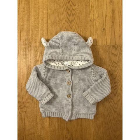 Pre-Loved Strickjacke mit Kapuze von La Redoute | Grau | Grösse: 3M