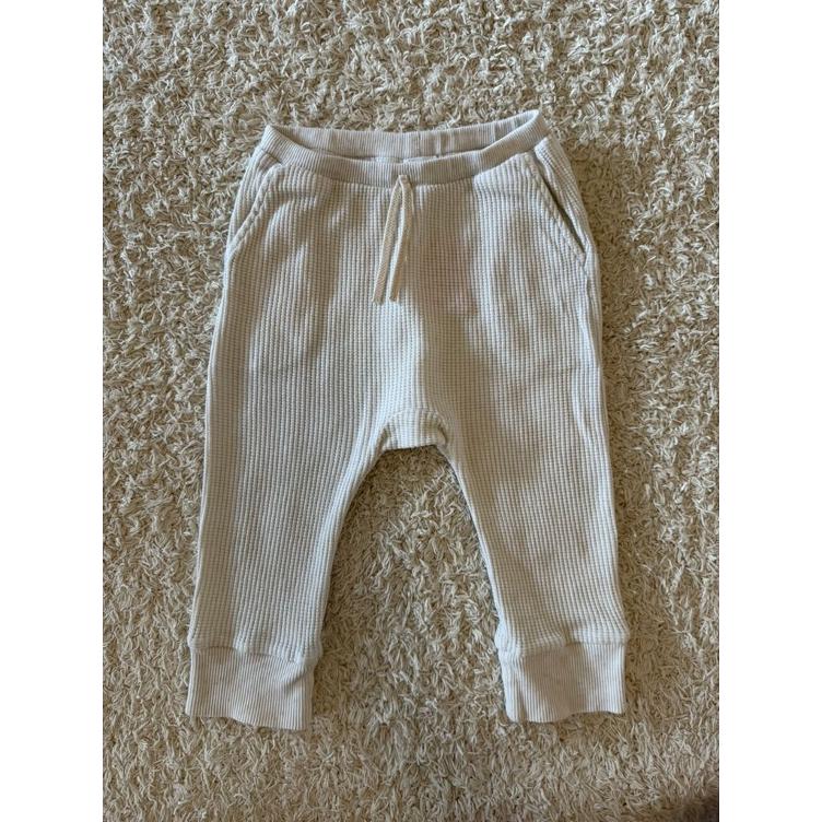 Pre Loved Waffelhose von hessnatur I Weiss I Gr. 74/80