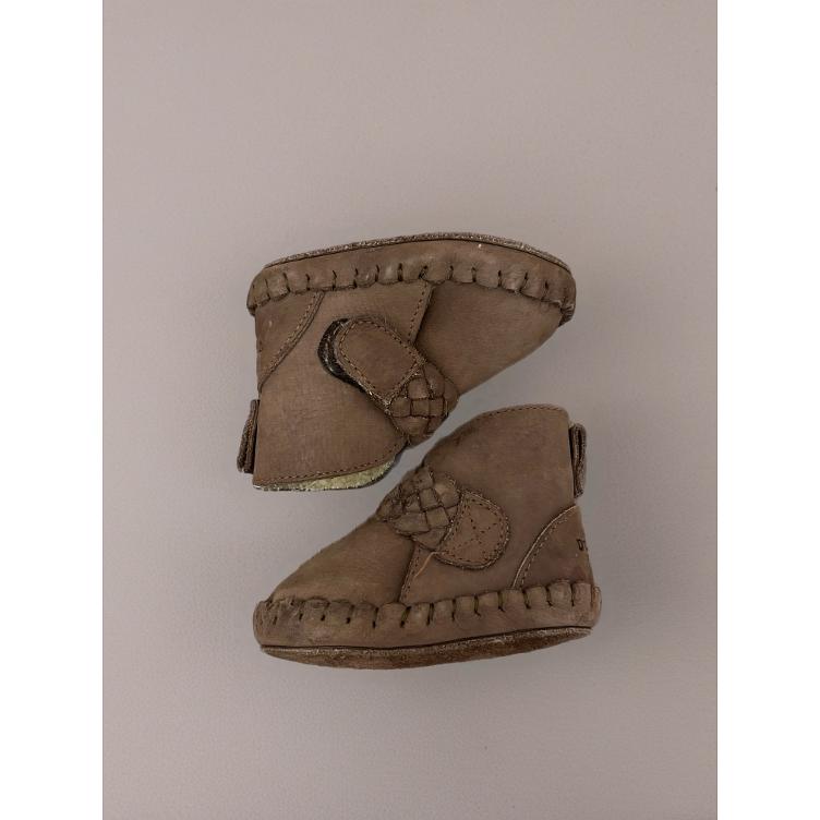 Pre-Loved Donsje Mace Booties | Hazelnut Nubuck | Grösse: 17–18 (6–12 M)