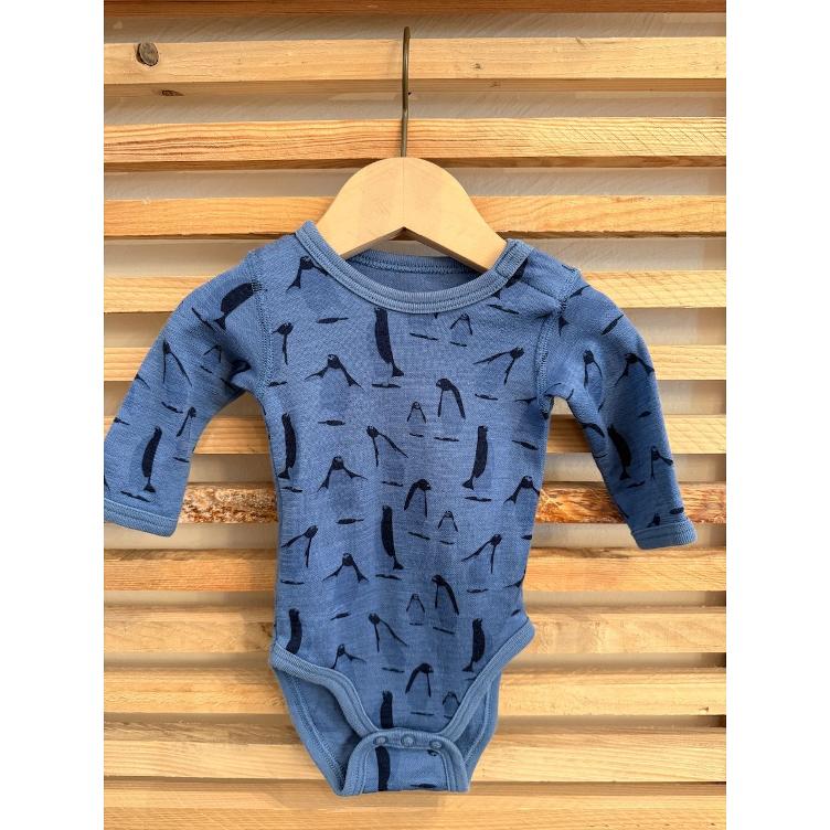 Pre‑Loved Langarmbody aus Wolle von Hust & Claire | Grösse:50