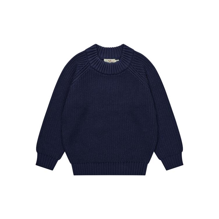 Copenhagen Colors – Knitted Classic Rib Strickpullover, GOTS Organic I Grösse 104-140