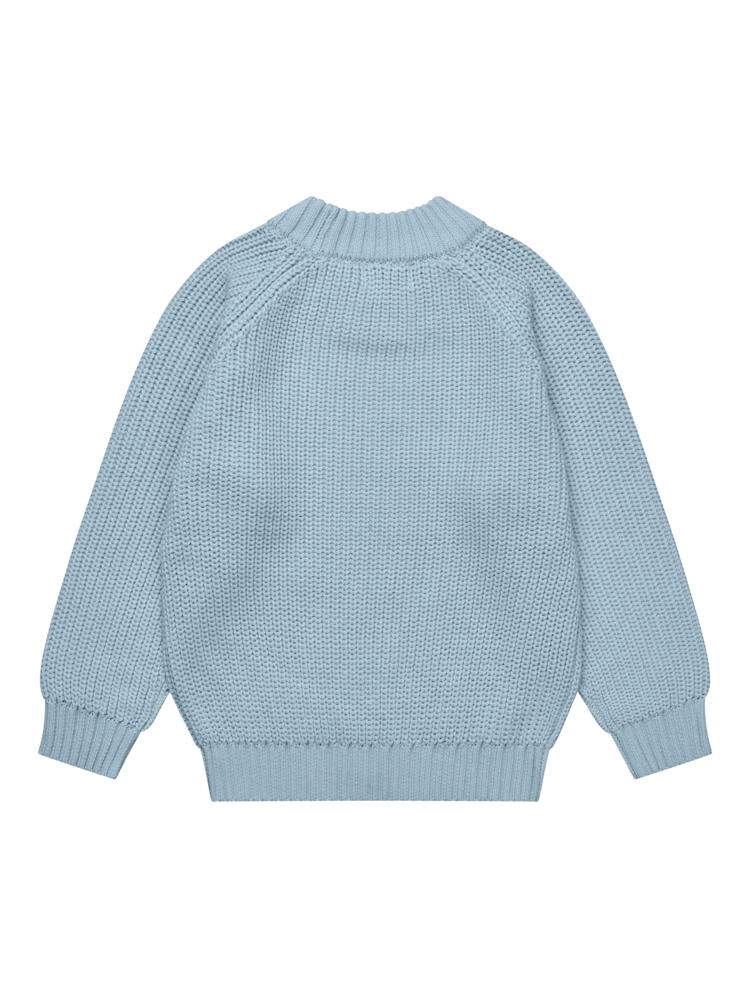 Copenhagen Colors Strickpullover Rib – Dusty Blue - 0