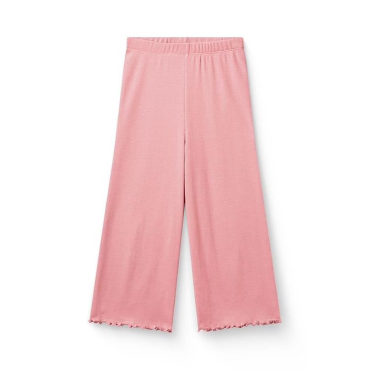 Copenhagen Colors Modal Rib Wide Pants – PINK
