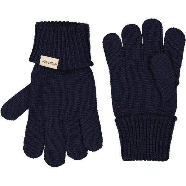 MarMar Copenhagen Aske Strickhandschuhe – Merinowolle & Baumwolle mit Rippbündchen