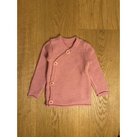 Pre-Loved Merinojacke von Disana | Rosa Melange | Grösse: 0-3M