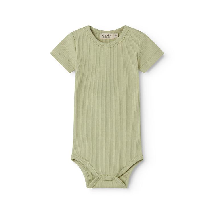 MarMar Copenhagen Plain Baby Body Kurzarm – Dried Bay