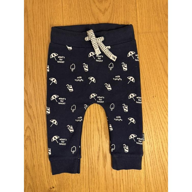 Pre-Loved Hose von Feetje | Blau mit Print | Grösse: 68