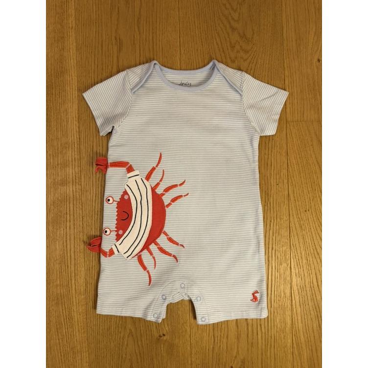 Pre-Loved Patch Overall von Tom Joule | Crabstripe | Grösse: 74