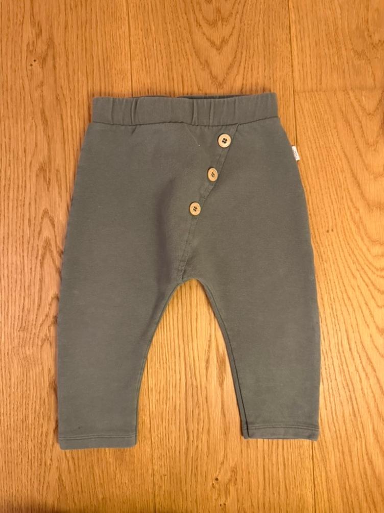 Pre-Loved Sanetta Baby-Sweathose | Olivegrün | Grösse 74 - 0